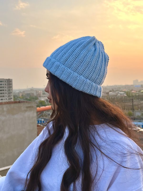 کلاه بیسیک آبی آسمانی